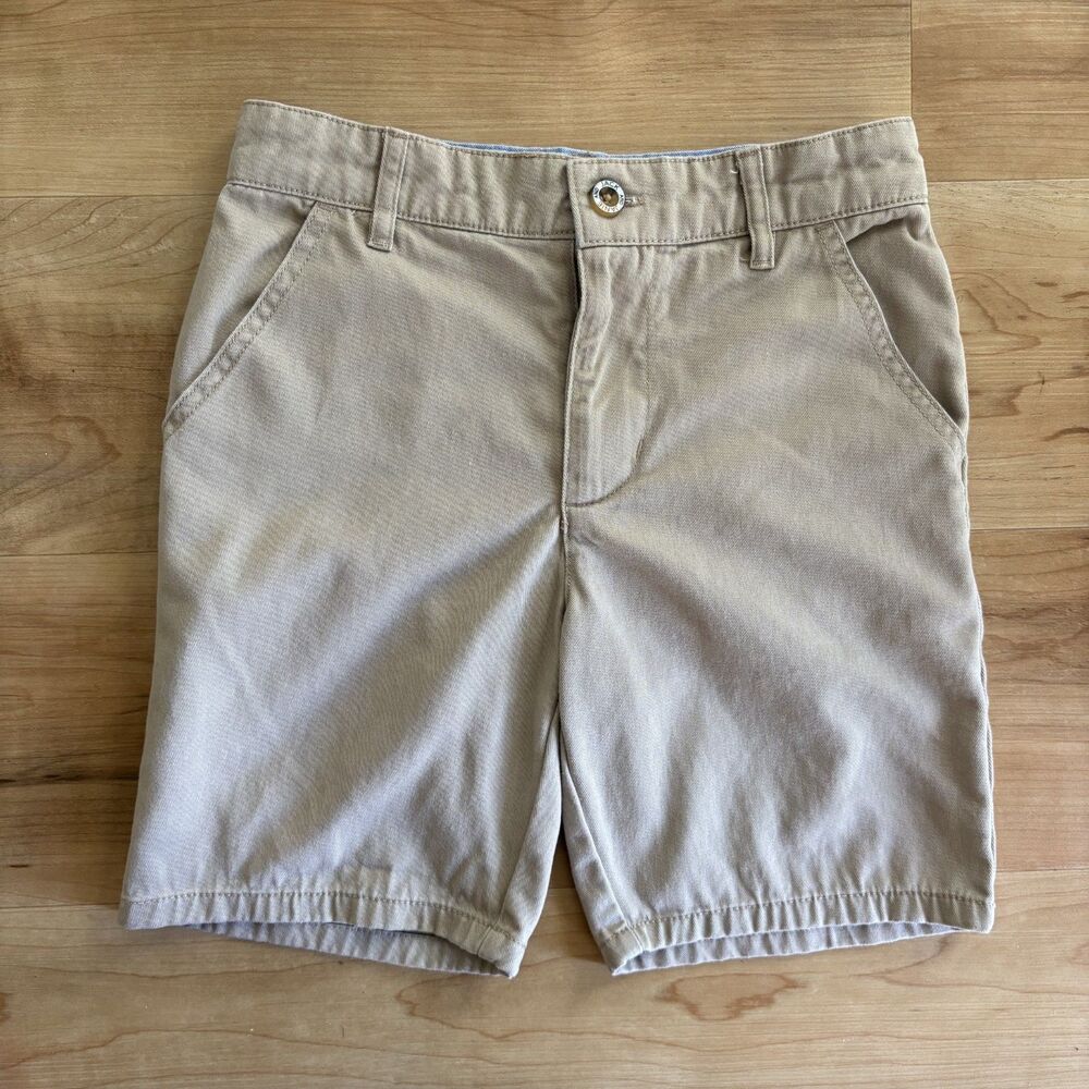 Janie And Jack Boys Khaki Cotton Shorts Size 6